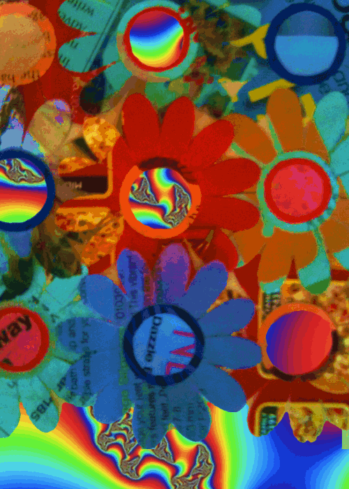 colors,flowers,trippy