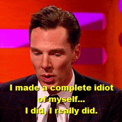 benedict cumberbatch,harrison ford,the graham norton show,you are very nice