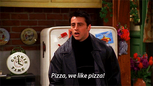 joey tribbiani,friends,pizza