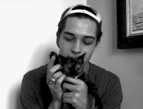 love,cat,lovey,black and white,boy,adorable