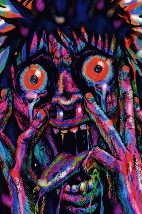 Animated GIF: drugs tripping psychedelics.