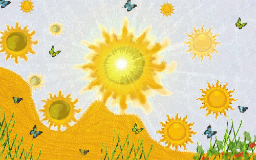 Солнышко весеннее трудится. Солнышко лето. Рисунок лето. Фон солнышко. Солнце анимация для детей.