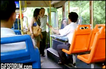 face,kick,ouch,bus