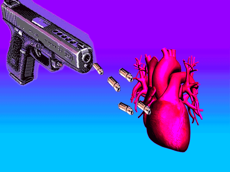 vaporwave,heart,love,barbieelektrix