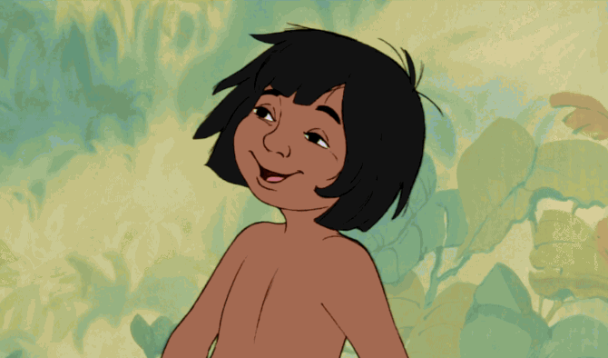 mowgli,friendship,baloo,the jungle book,disney,movie poster,bare necessities,yeah man,set