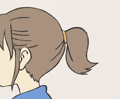 Как сделать движущиеся волосы
