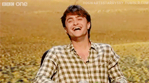 harry potter,laughing,daniel radcliffe