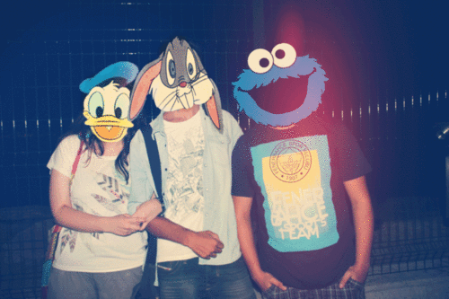 drugs,hipster,perfect,donald,cookie monster,bugs bunny