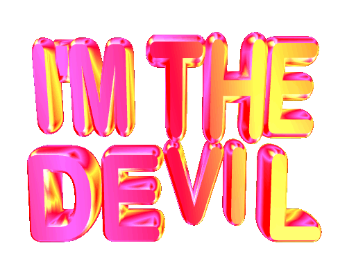 satan,devil,666,text,evil,transparent,satanic,acid,trippy,red,demon,light,lsd,iridescent,im the devil