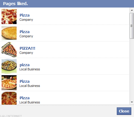 pizza,facebook,like pizza
