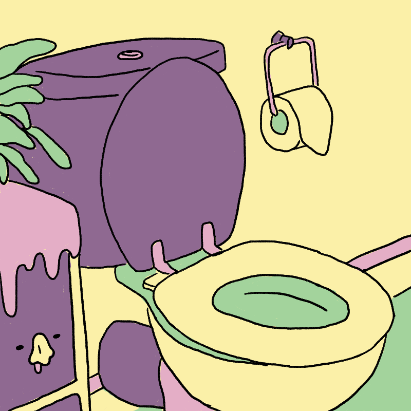 toilet,fish,trippy