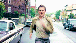 catch me if you can,leonardo dicaprio,running,upset,frank abagnale