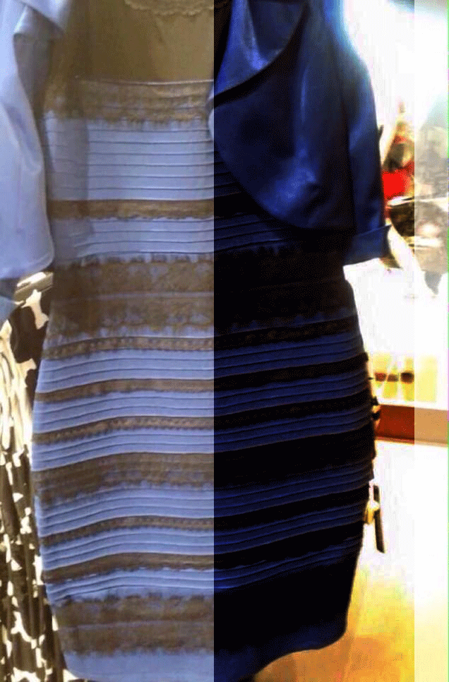 Феномен белого и синего платья оригинальное
