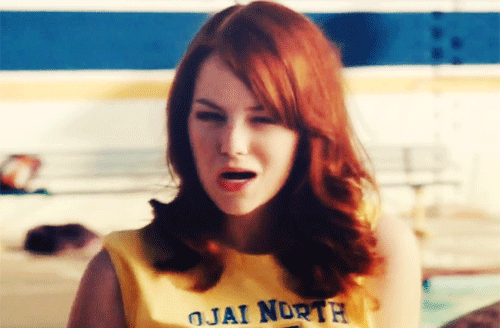 easy a,laughing,smiling,emma stone