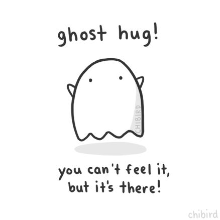 ghost,ghost hug