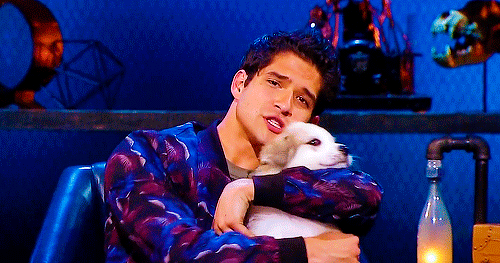 Animated GIF: tyler posey teen wolf holland roden.