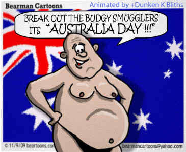 australia,day,happy,cartoons,bearman