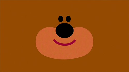 hey duggee,duggee,drinking,yes,drink,happy,dog,hi,cheers,thirsty