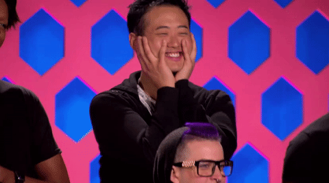 fangirl,yay,kim chi,excited,yes,season 8,rupauls drag race,fangirling,08x01