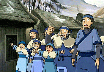 fangirls,avatar the last airbender,fangirling,atla,s01e04,book 1,the warriors of kyoshi,cartoons comics