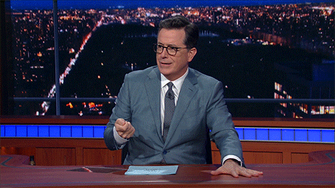 donald trump,stephen colbert,anthony scaramucci,front stab