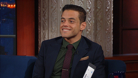 who knows,unsure,stephen colbert,idk,shrug,rami malek,late show,eh,whatre you gonna do