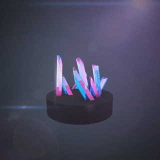 crystals,art,spinning,glitchy,neonmob,glitched,danielprop