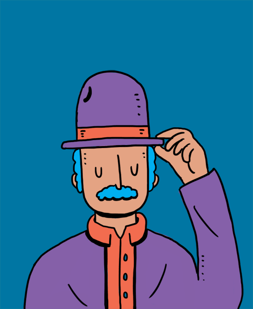 hello,salut,art,illustration,gentleman,hey there,hi,salute,greetings,bro,design,hat,manners maketh man,greeting,hey girl,man,guy,head,friend,hey,surprise,dude,excuse me,illustrated,freakshow,hats off