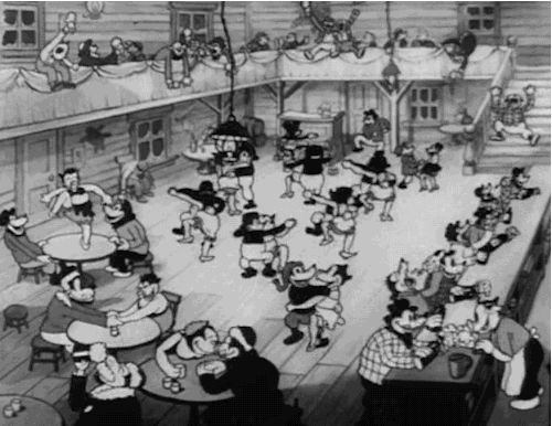 vintage,dancing,mickey mouse,animation,klondike kid,dance,disney,1930s,1932