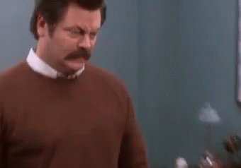 huh,reaction,confused,parks and recreation,parks and rec,ron swanson,nick offerman,what the hell