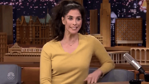 idk,dumb,stupid,sarah silverman,reaction,reactions,unsure,i dont know,the tonight show
