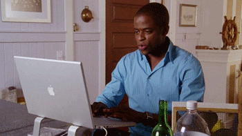 ready,psych,computer,laptop,gus,getting ready,here we go,prep,lets do this,dule hill