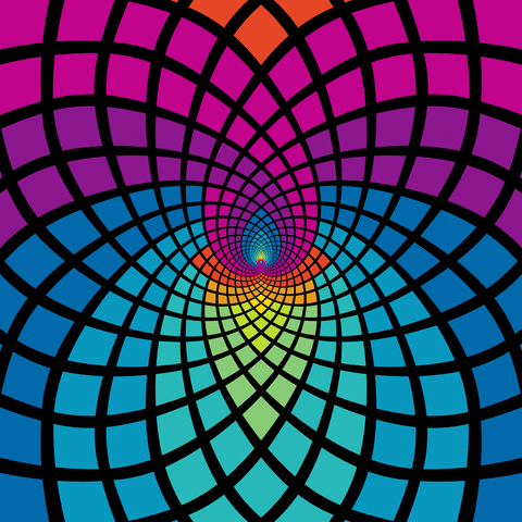 colorful,pattern,trippy,hypnosis,hypnotic,color wheel,psychedelia,fractal,trance,hyperbolic,web,pantone,daydreaming,stained glass,psychedelic,wave,drugs,waves,math,infinity,konczakowski,mesmerizing,grid