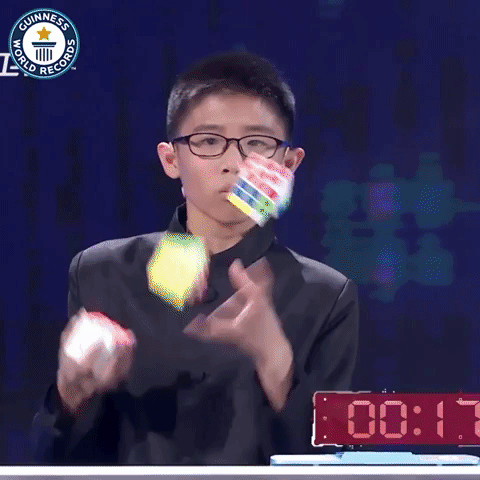 rubiks cube,world record,solving,juggling