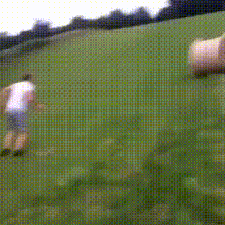 Animated GIF: jump hay guy.