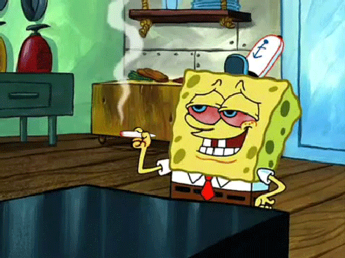 smoking,weed,420,stoned,cartoons comics,joint,spongebob squarepants,for fun