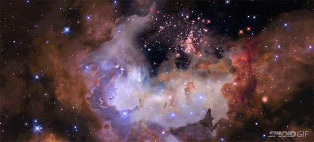 nebula,telescope,hubble,space,flythrough,star cluster