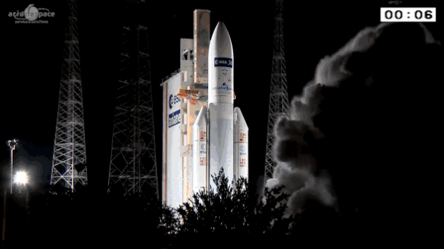 rocket launch,science,space,being,esa,space exploration,sight,lifted,freight,ariane 5 launcher,pound,atv 5