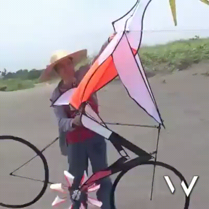 bicycle,mechanical,kite