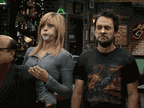 charlie kelly,sweet dee,its always sunny in philadelphia,the gang gets whacked part 1