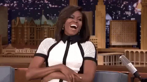 laugh,lol,jimmy fallon,laughing,haha,michelle obama,the tonight show