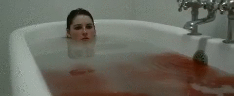 Swimming bath bleeding GIF.