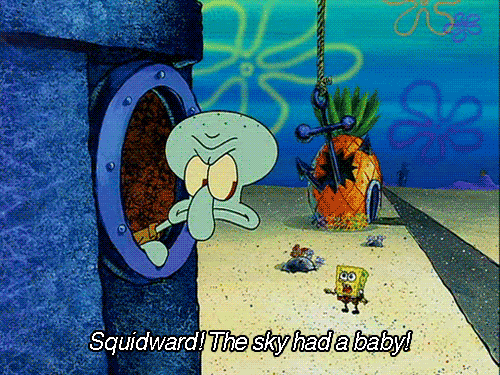 Nickelodeon squidward spongebob GIF.