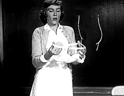 menstruation,period,uterus,black and white,vintage,50s,short film,puberty,molly grows up