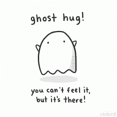 hug,ghost