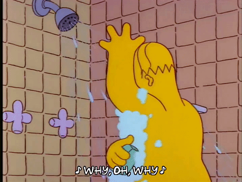 Shower singing bath GIF.