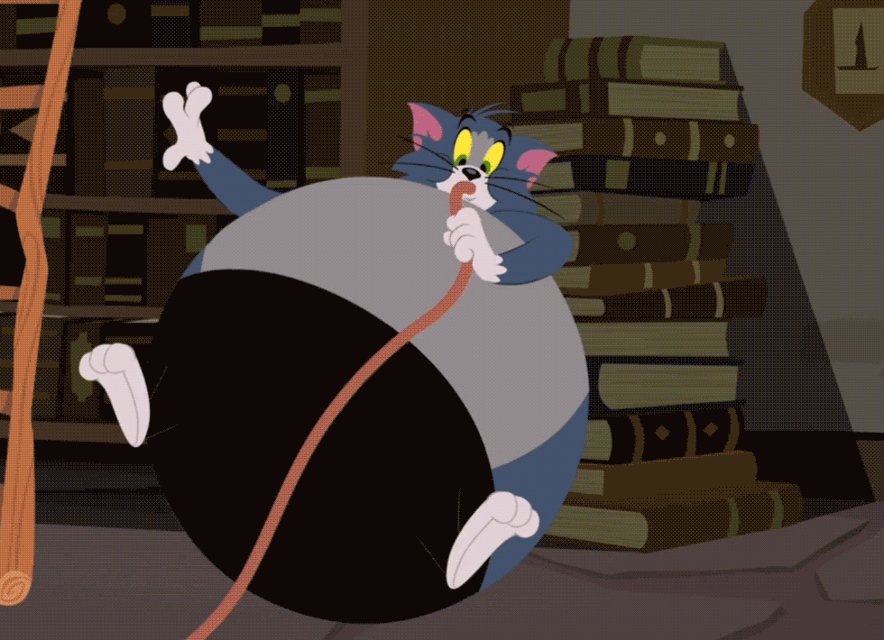 Tom and jerry GIF.