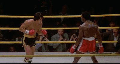 rocky,boxeo,sylvester stallone,punch,boxing,rocky balboa,apollo creed,creed,box,movie,fight,apollo,carl weathers,prince of punch,dancing destroyer