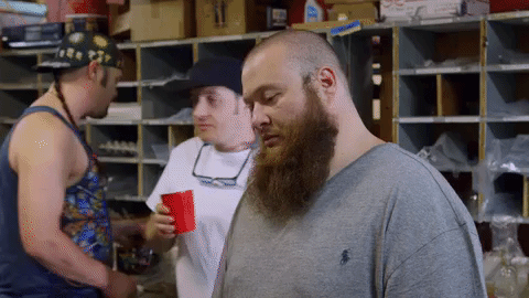 yes,viceland,smile,shy,action bronson,oh really,fuck thats delicious