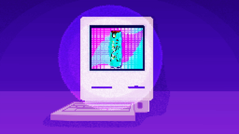 mac,retro,computers,vaporwave,aesthetics,future funk,a e s t h e t i c,pixel art,90s